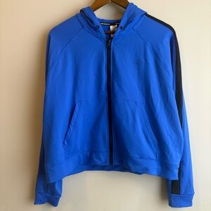 New Balance Blue Full Zip Athletic Spring Weather Hoodie Women’s Large
